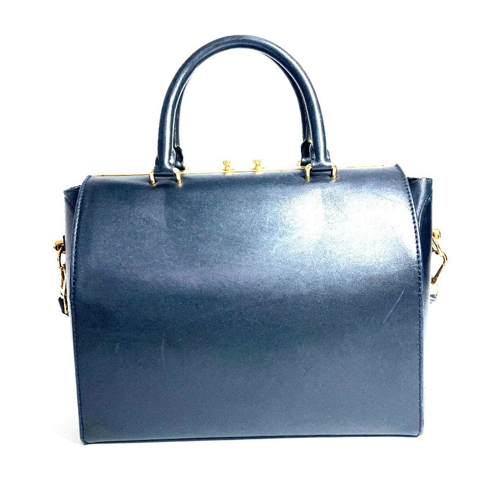 LOUIS VUITTON Handbag leather black Doctor 25