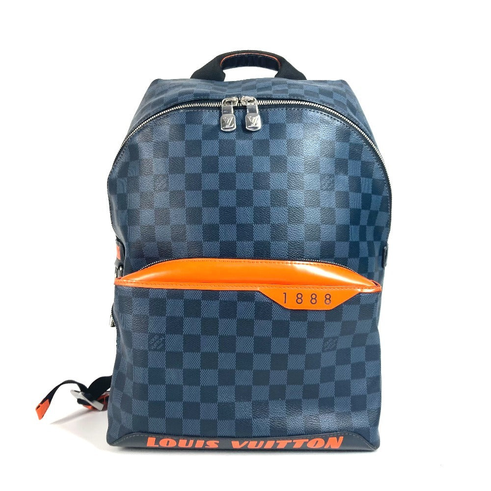 LOUIS VUITTON Backpack Damier Cobalt Canvas Navy Damier Cobalt Discovery backpack