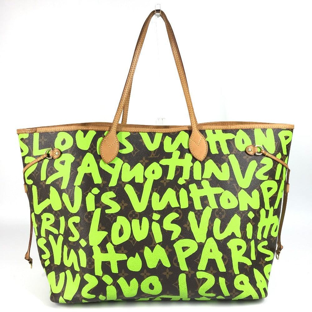 Luxury Women's Tote Bag | LOUIS VUITTON Tote Bag MonogramGraffitiCanvas green Monogram graffiti Neverfull GM Neverfull GM