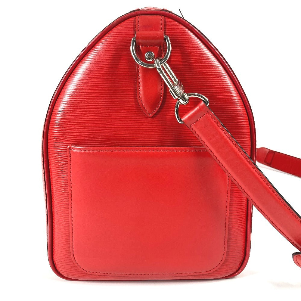 LOUIS VUITTON Boston Duffel bag Epi Leather Red Epi Supreme collaboration Keepall bandouliere45