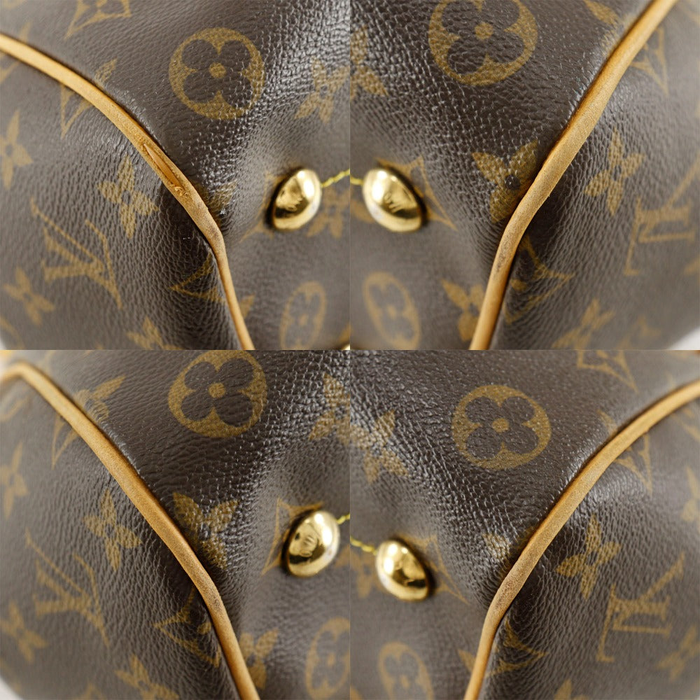 LOUIS VUITTON Handbag M40143 Monogram canvas Brown Tivoli PM Women