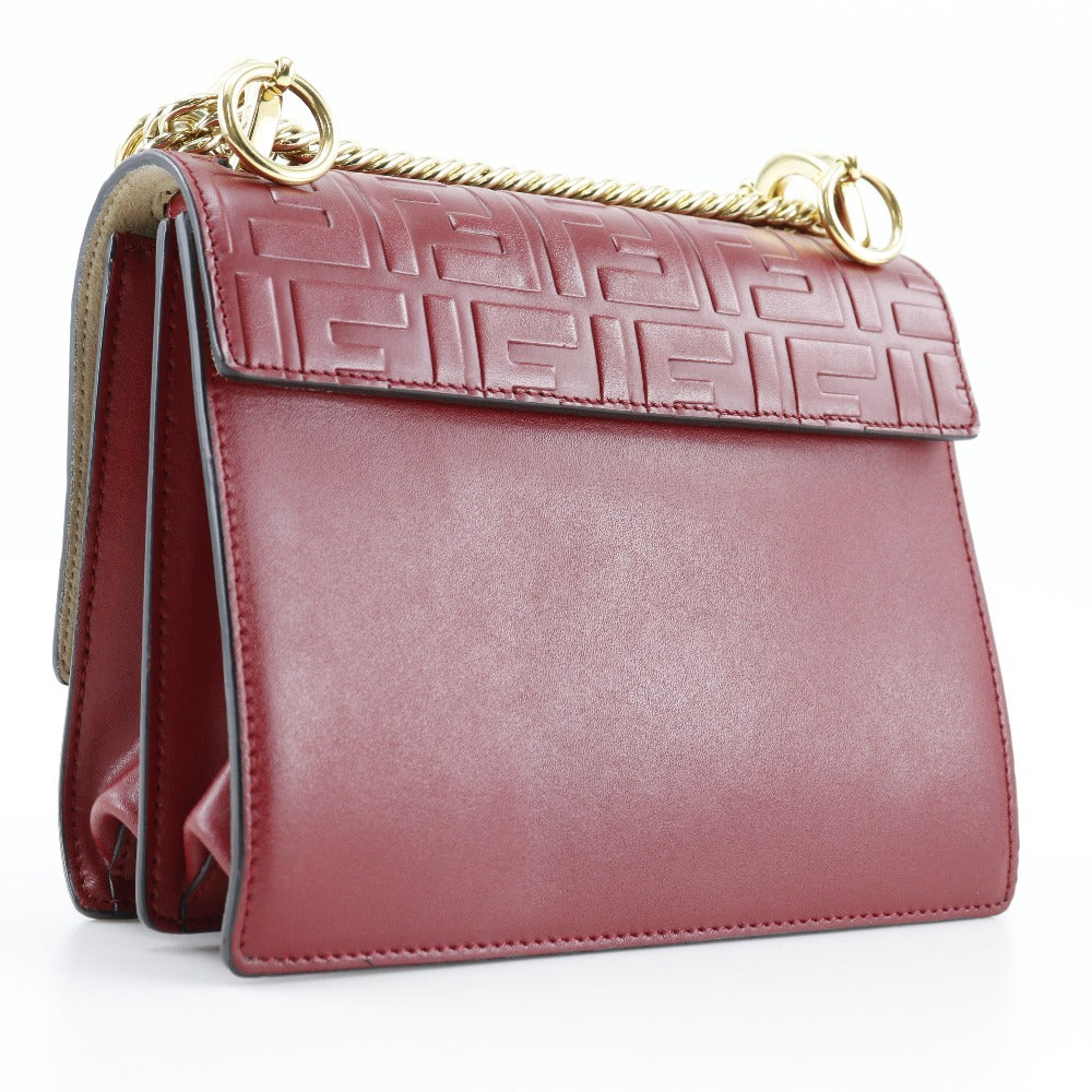 Fendi Zucca Leather Shoulder Bag