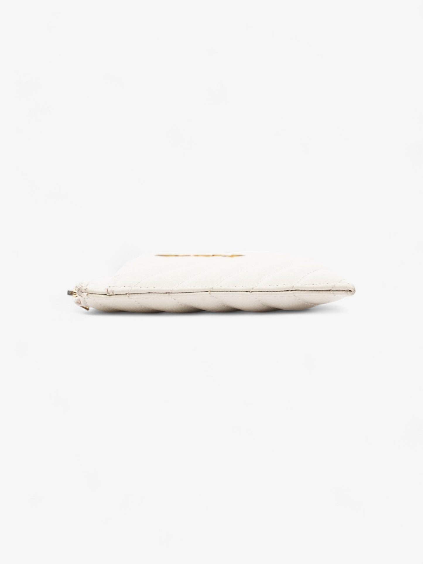 Saint Laurent Cassandra Pouch Cream Matelasse Leather Small