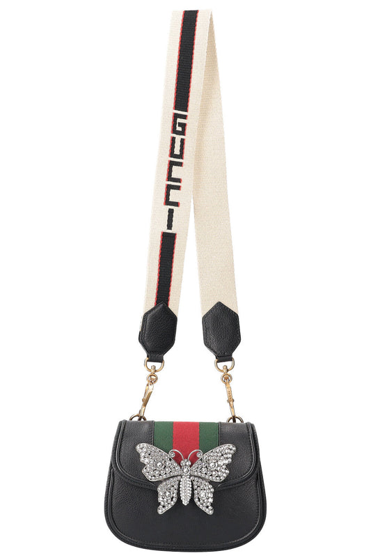 GUCCI Totem Butterfly Bag Small Black