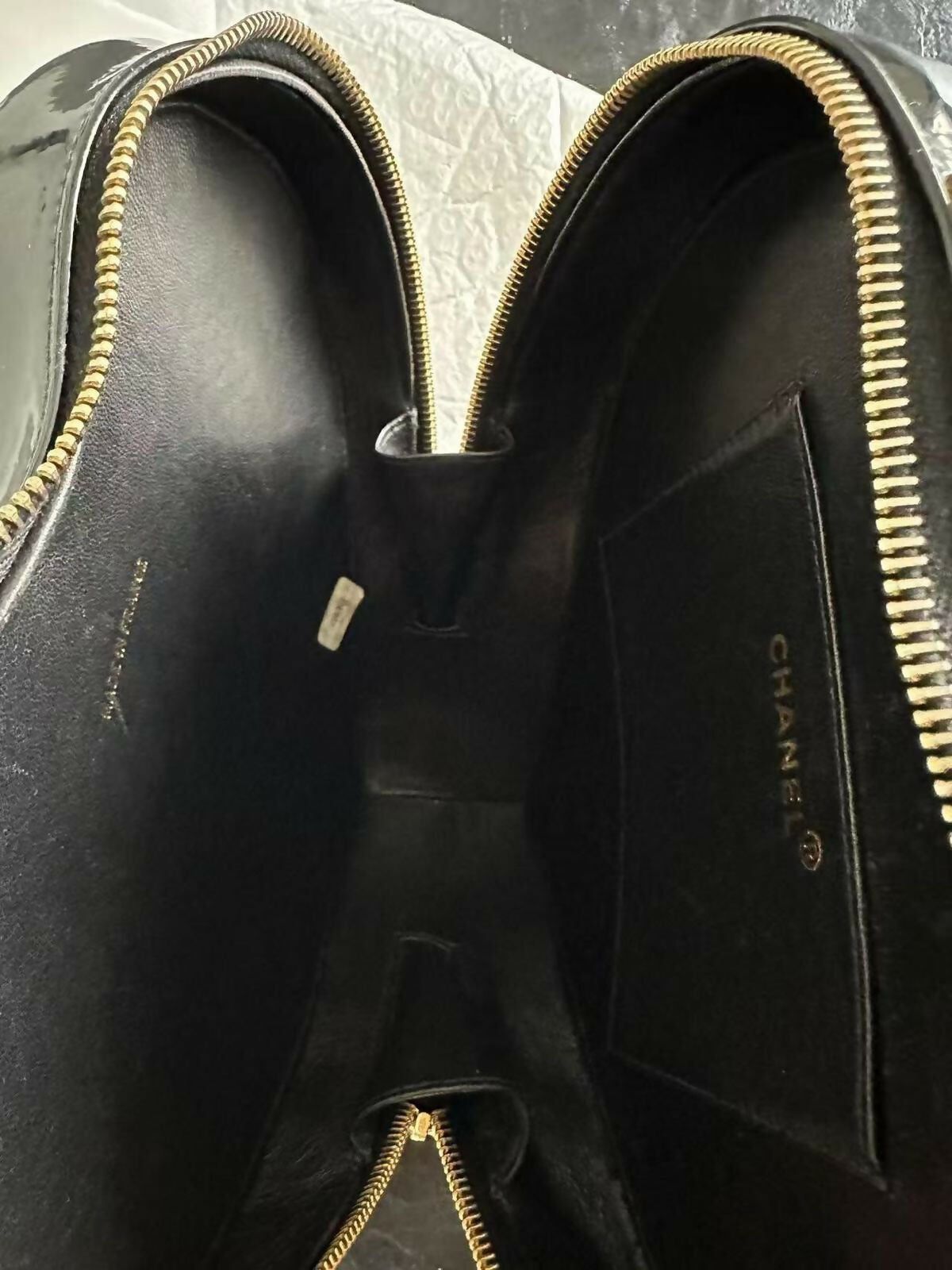 Chanel 1995 Black Heart Vanity Bag