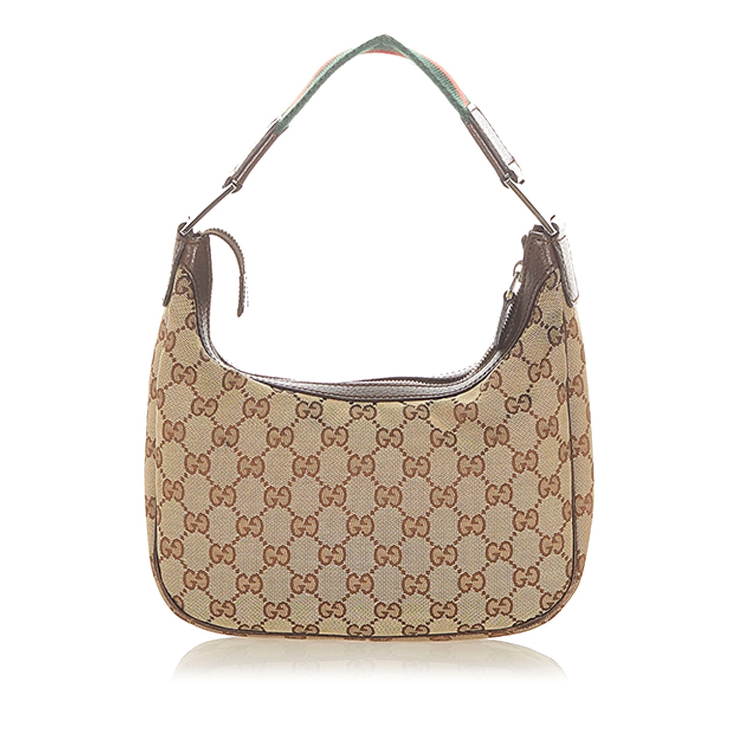 Gucci Leather Canvas Shoulder Bag
