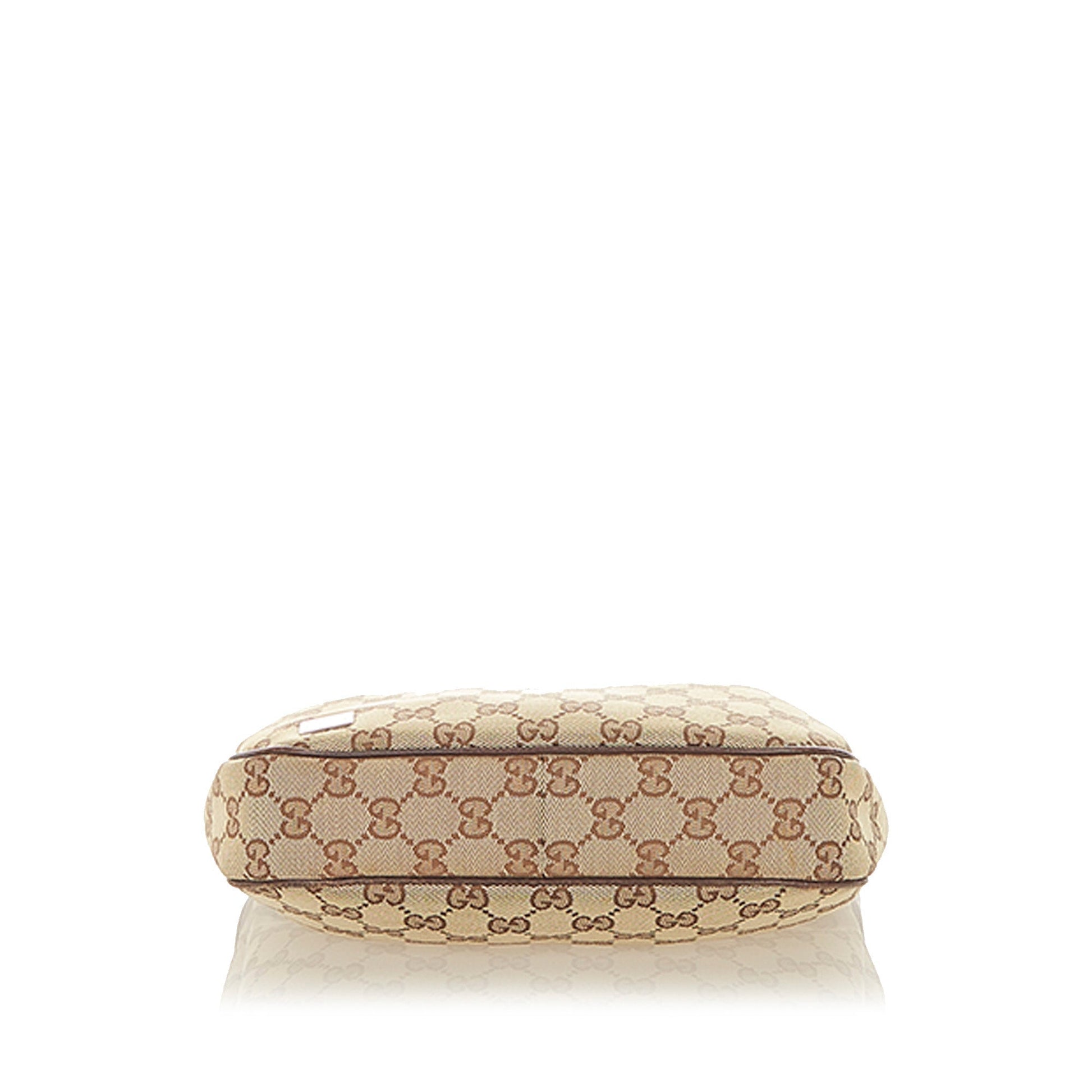 Gucci Leather Canvas Shoulder Bag