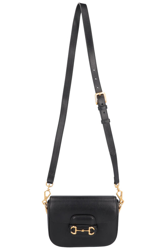 GUCCI Small Horsebit 1955 Shoulder Bag Black