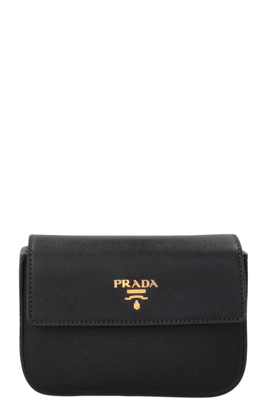 PRADA Clutch Saffiano Black
