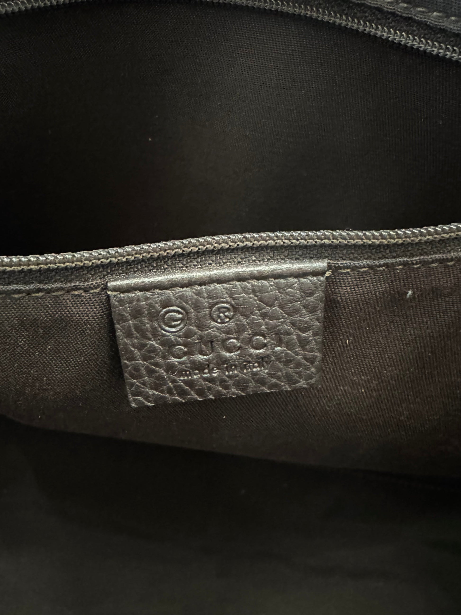 GUCCI GG WEB SHERRY LINE PRINCY RIBBON TOTE BAG