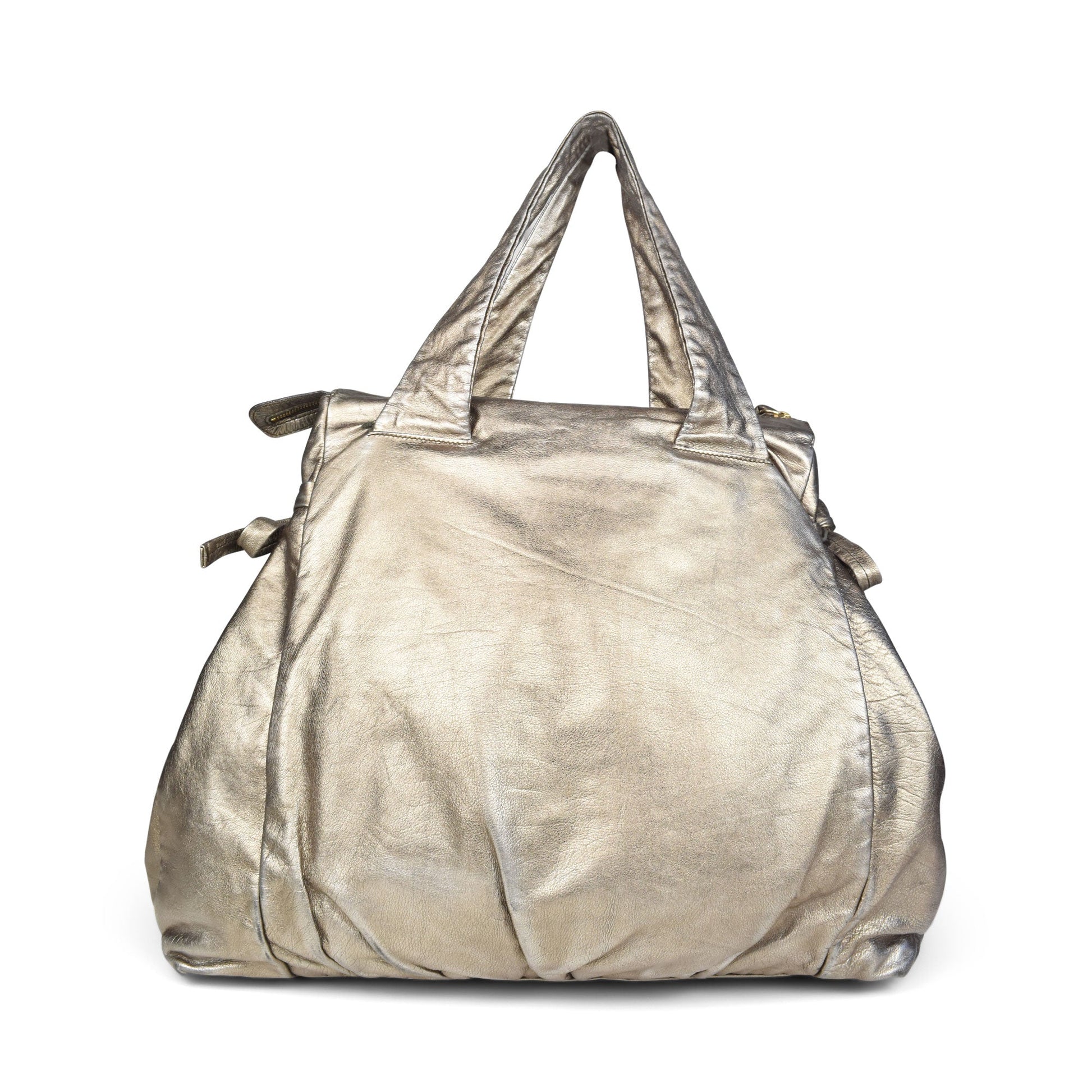Gucci Leather Top Handle Tote