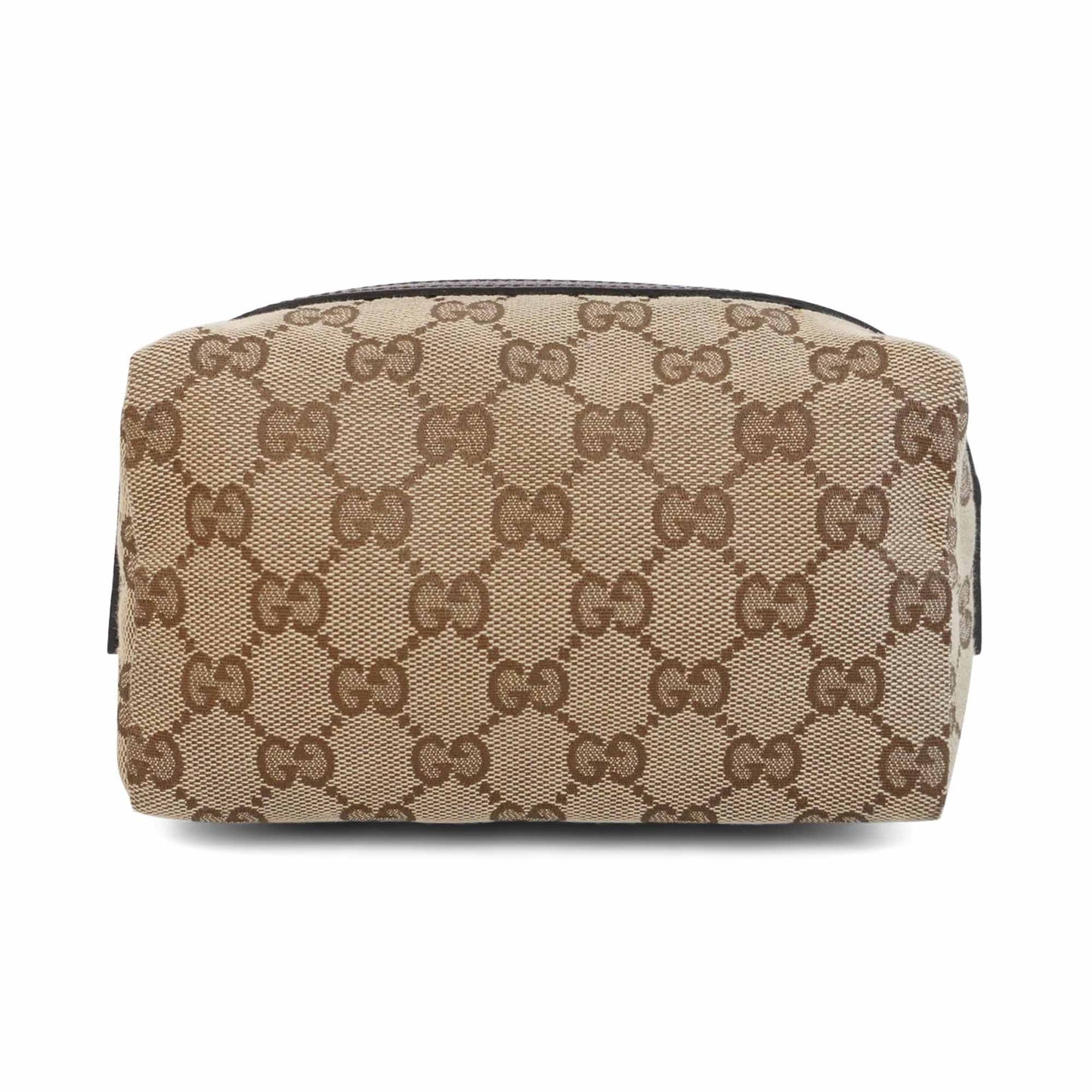 Gucci Monogram Leather Canvas Clutch