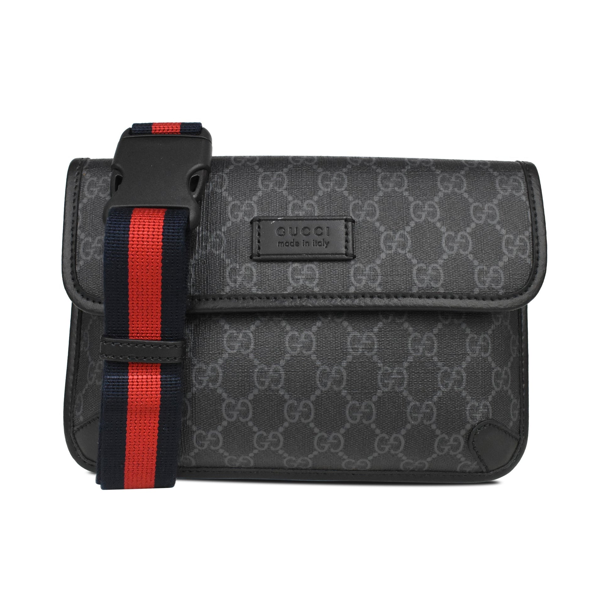 Gucci Monogram Leather Canvas Handbag