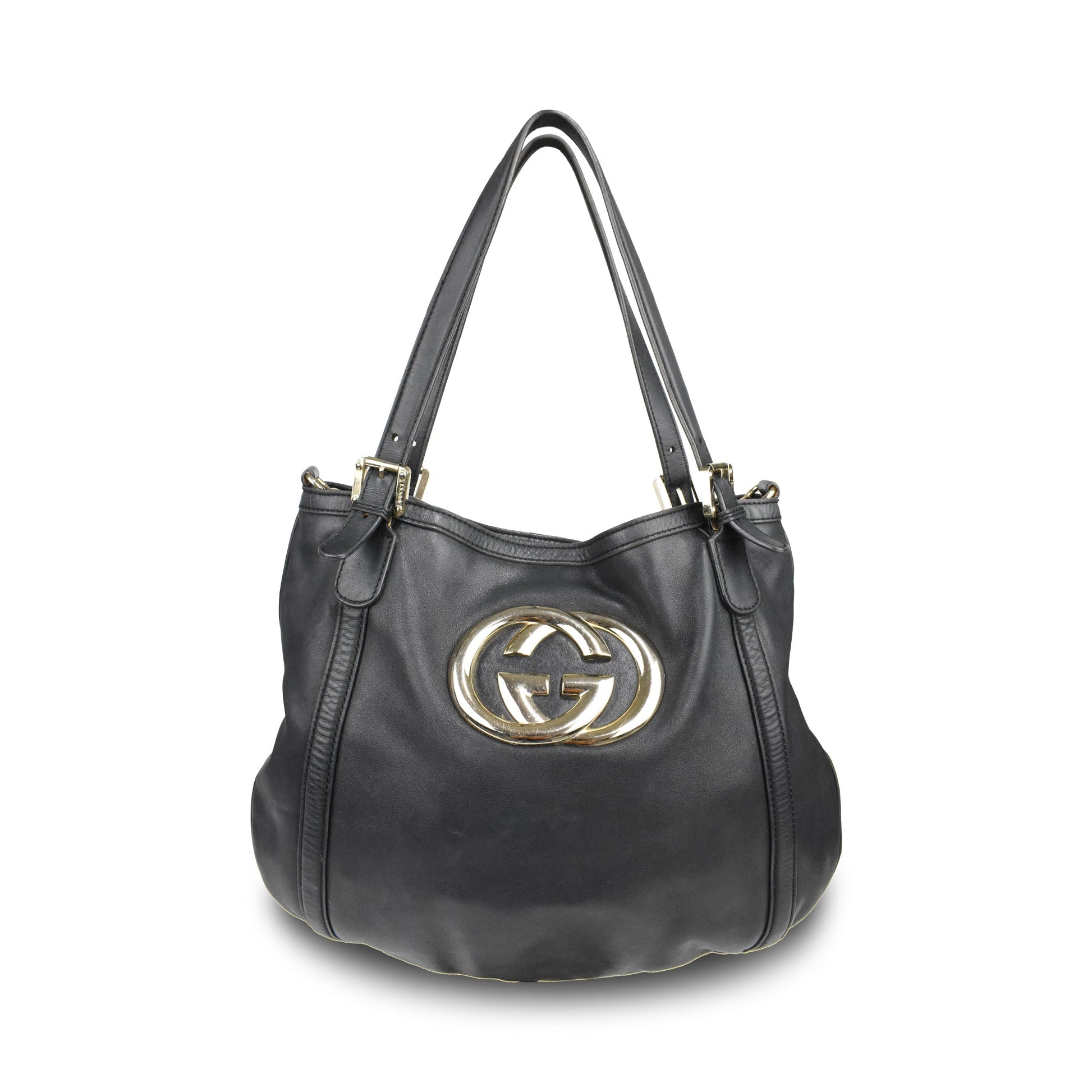 Gucci Leather Top Handle Tote