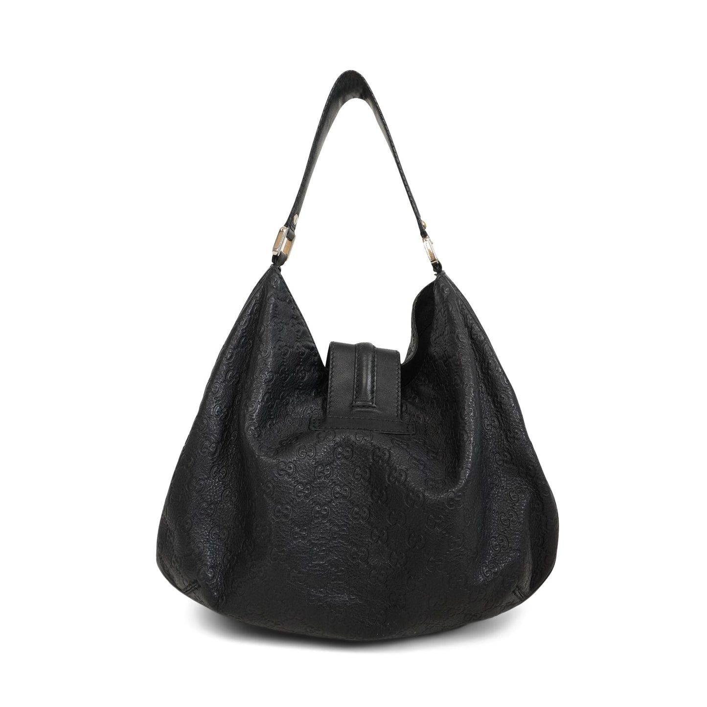 Gucci Monogram Leather Canvas Shoulder Bag