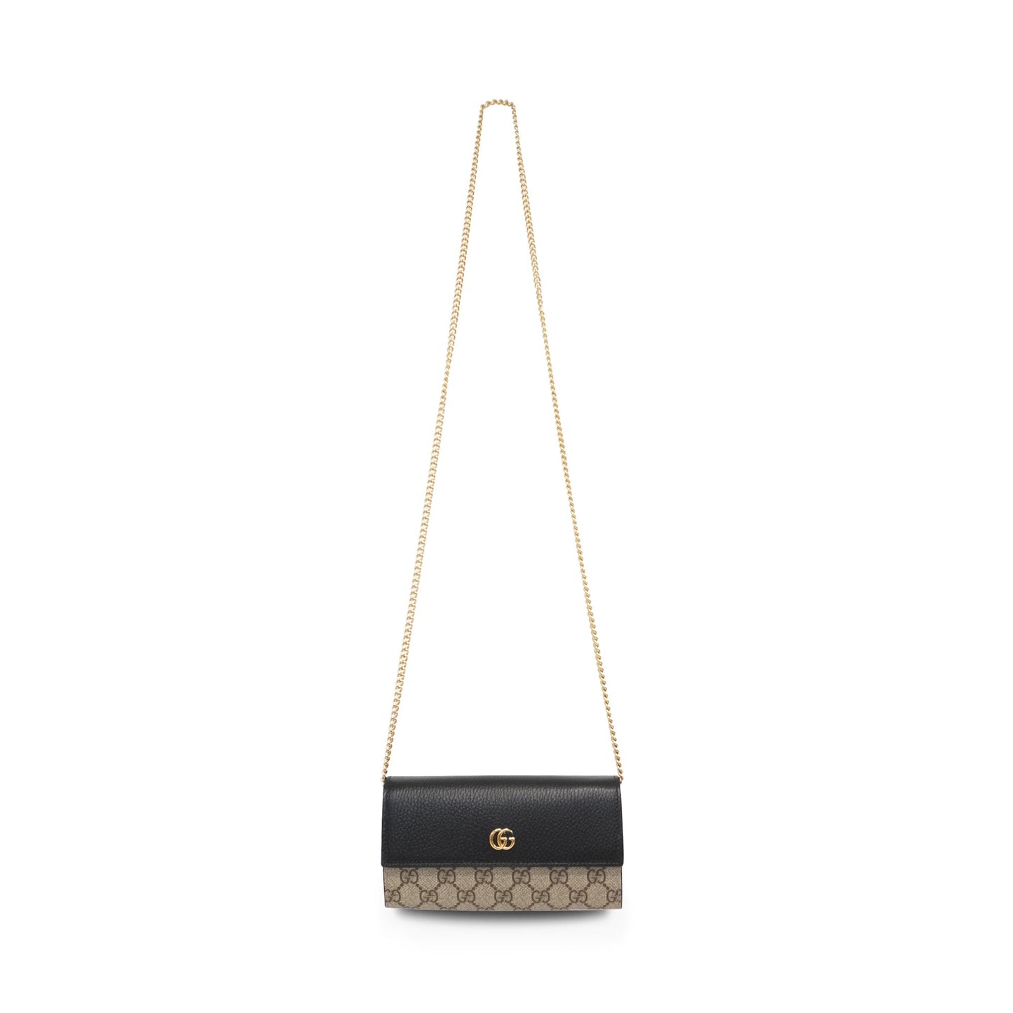 Gucci Monogram Chain Leather Crossbody
