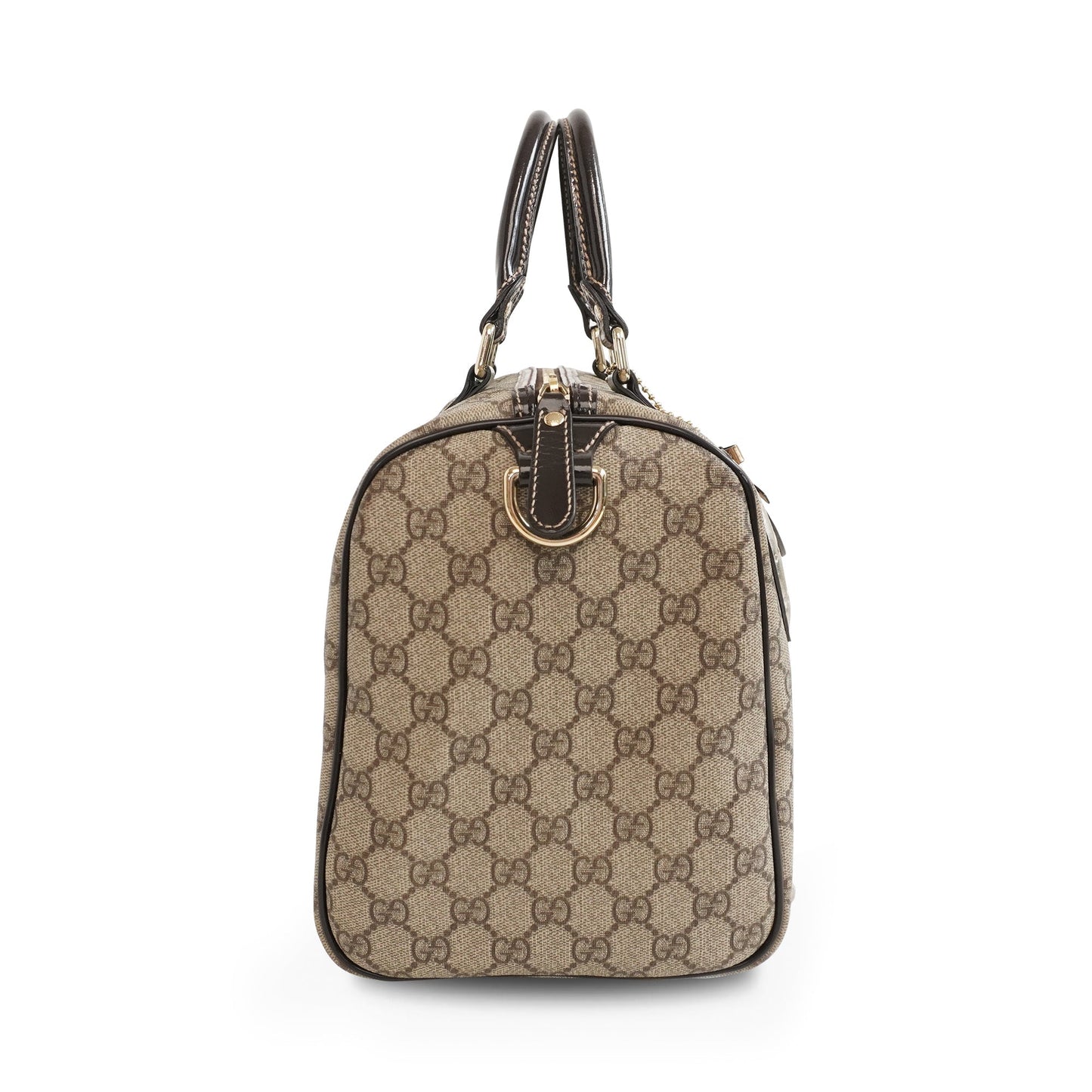 Gucci Monogram Leather Canvas Handbag