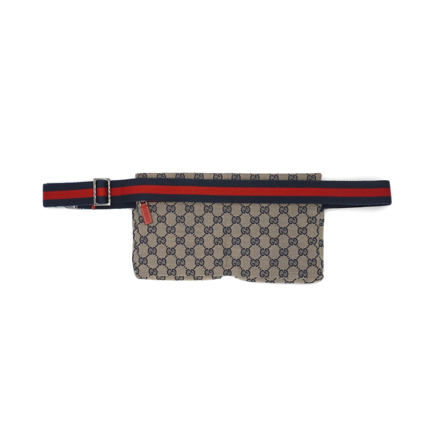 Gucci Monogram Bumbag Leather Canvas Handbag