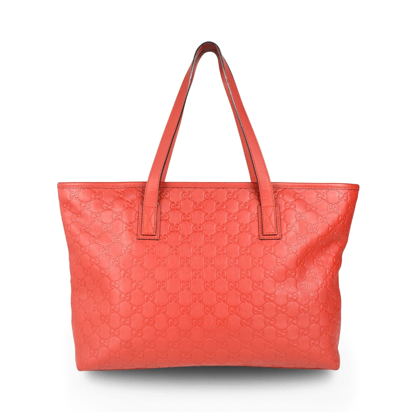 Gucci Monogram Leather Top Handle Tote