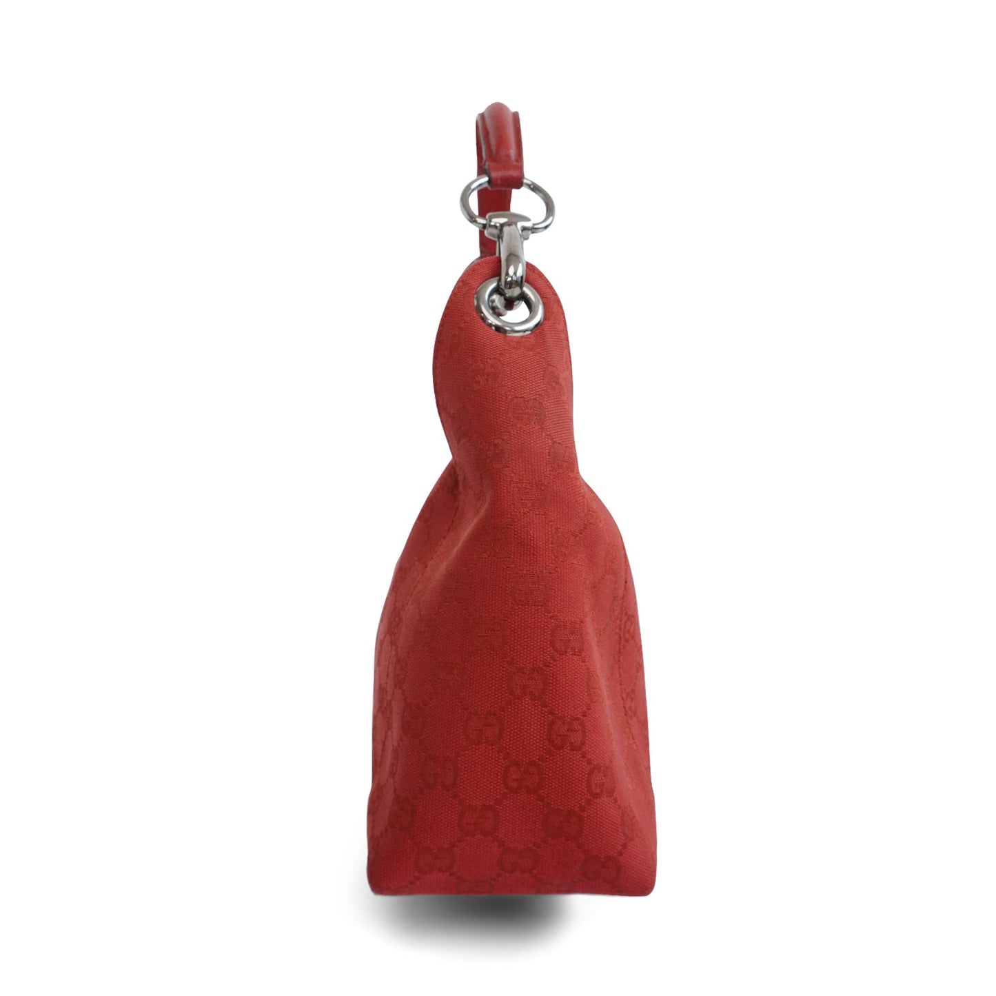 Gucci Monogram Leather Canvas Shoulder Bag
