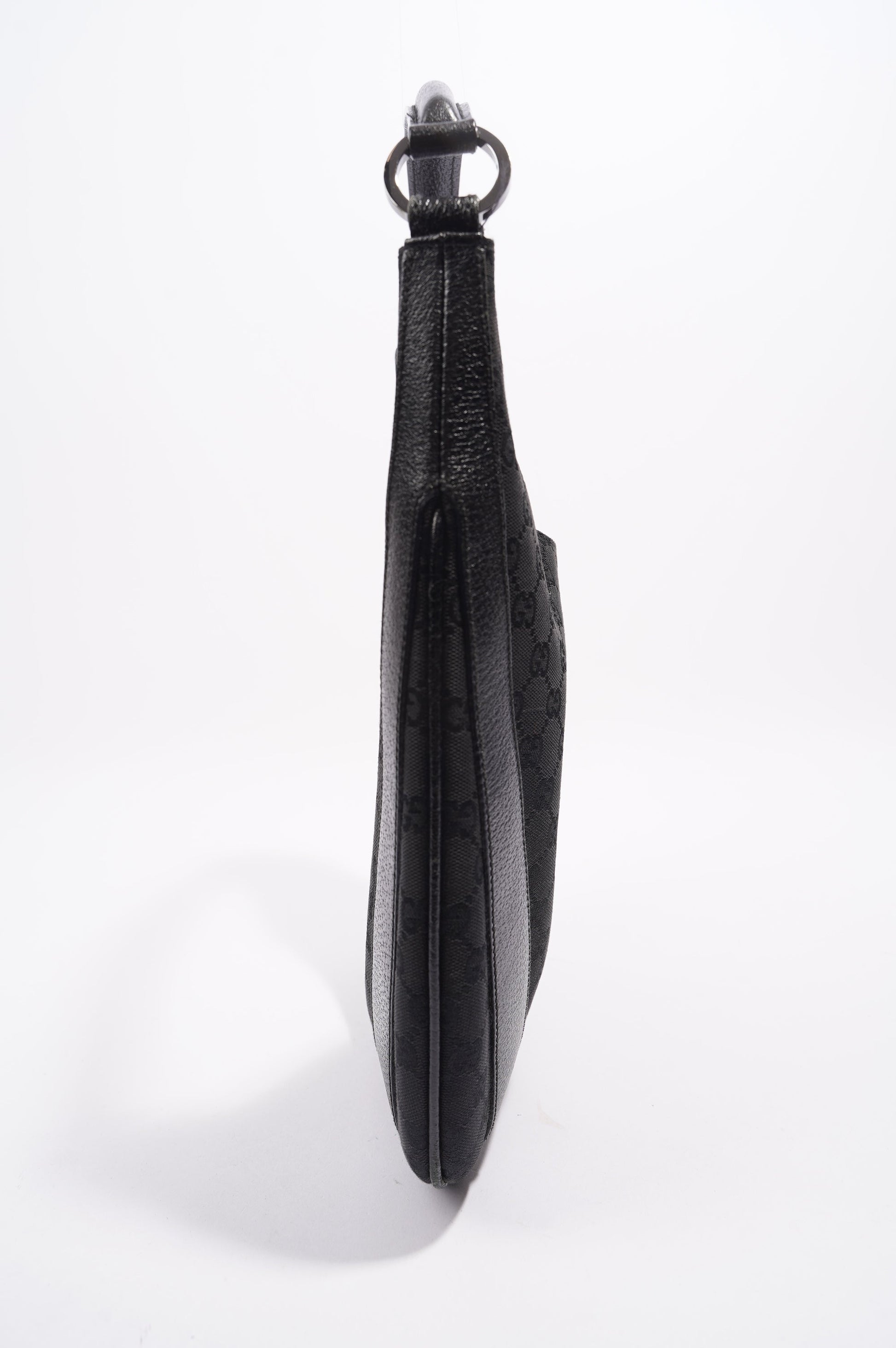 Gucci One Shoulder Bag Black Canvas