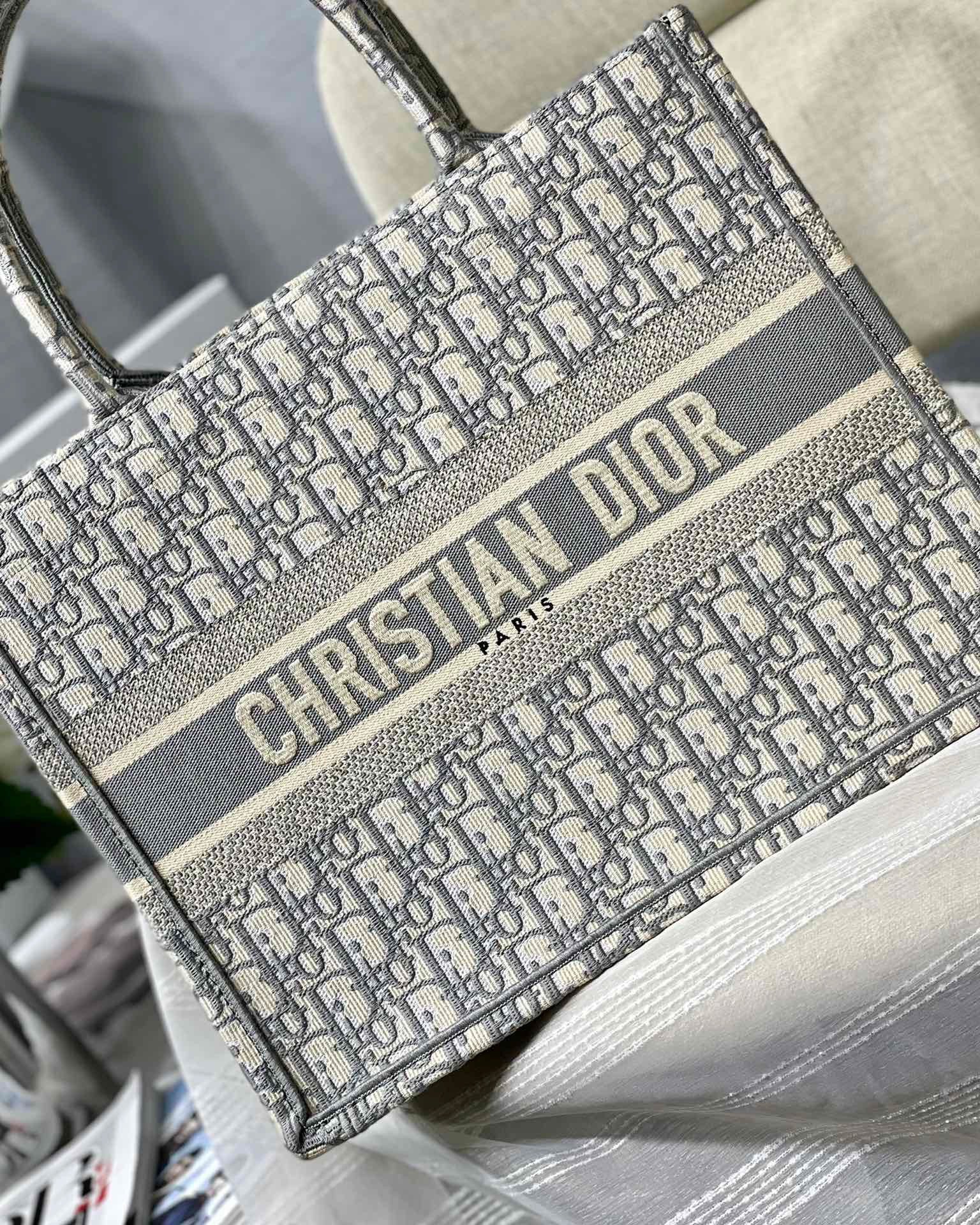 Dior Book Tote Leather Tote