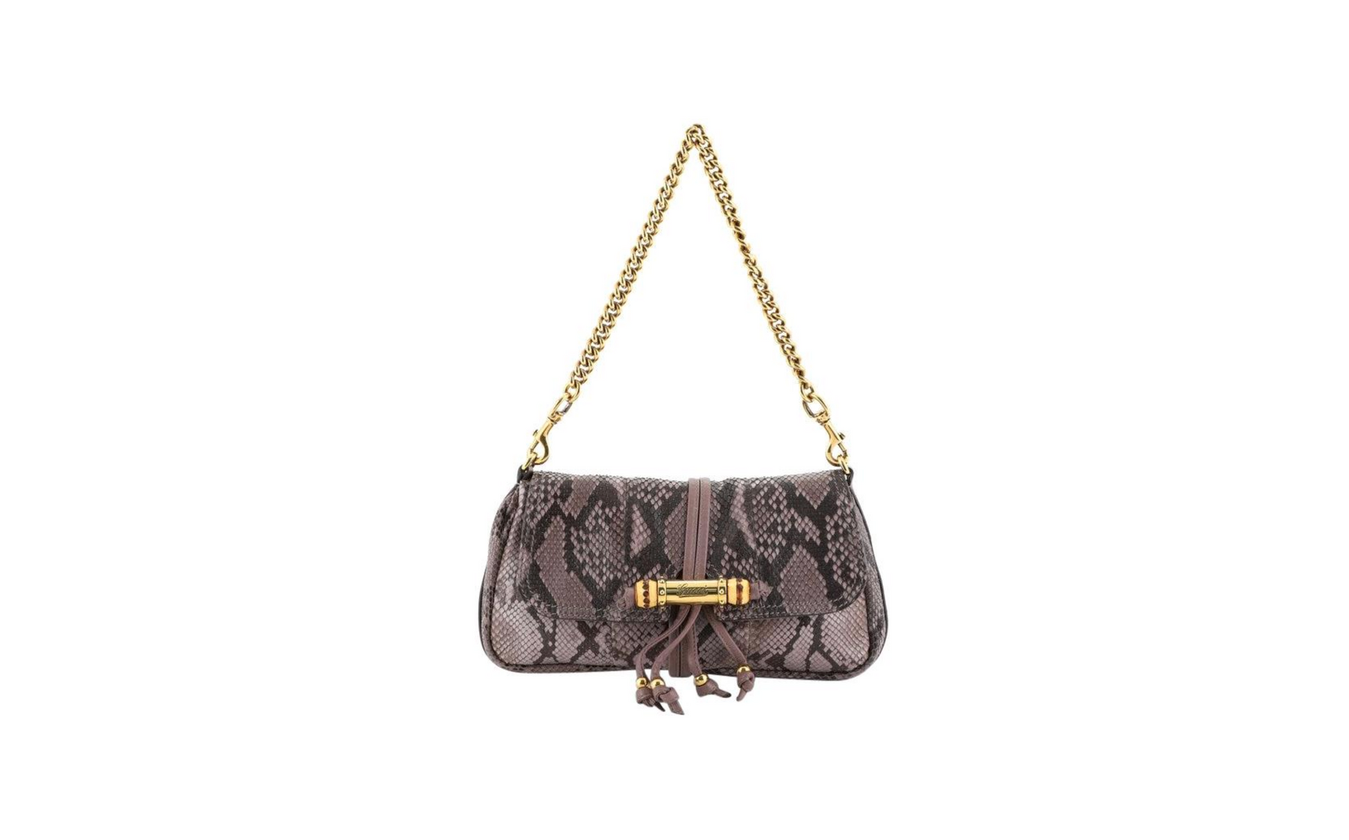 Gucci Croisette Caro Chain Leather Shoulder Bag