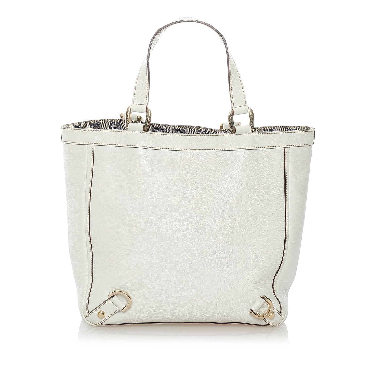 Gucci Abbey-D Ring Leather Tote (SHG-37761)