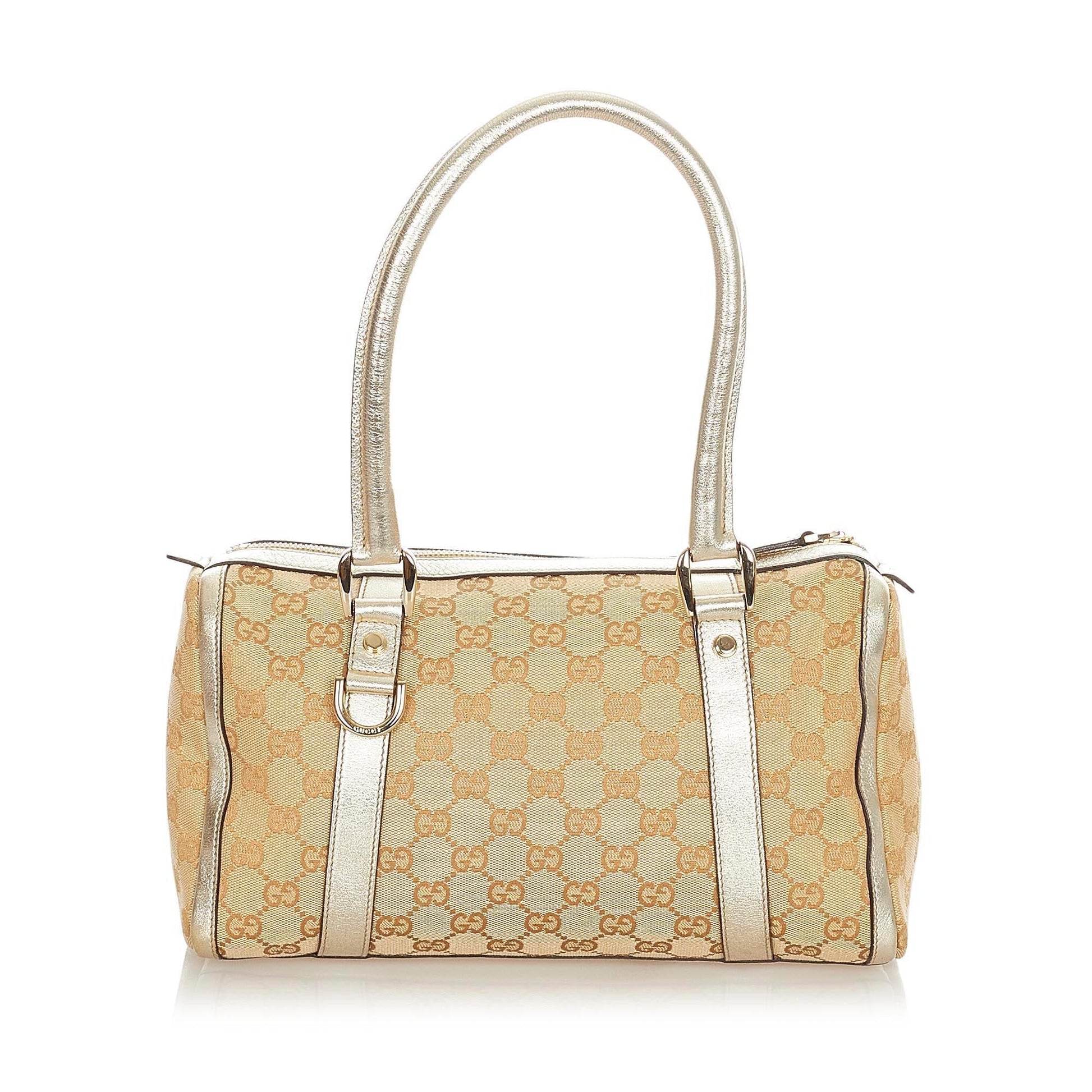 Gucci Abbey GG Canvas Boston Bag (SHG-31972)