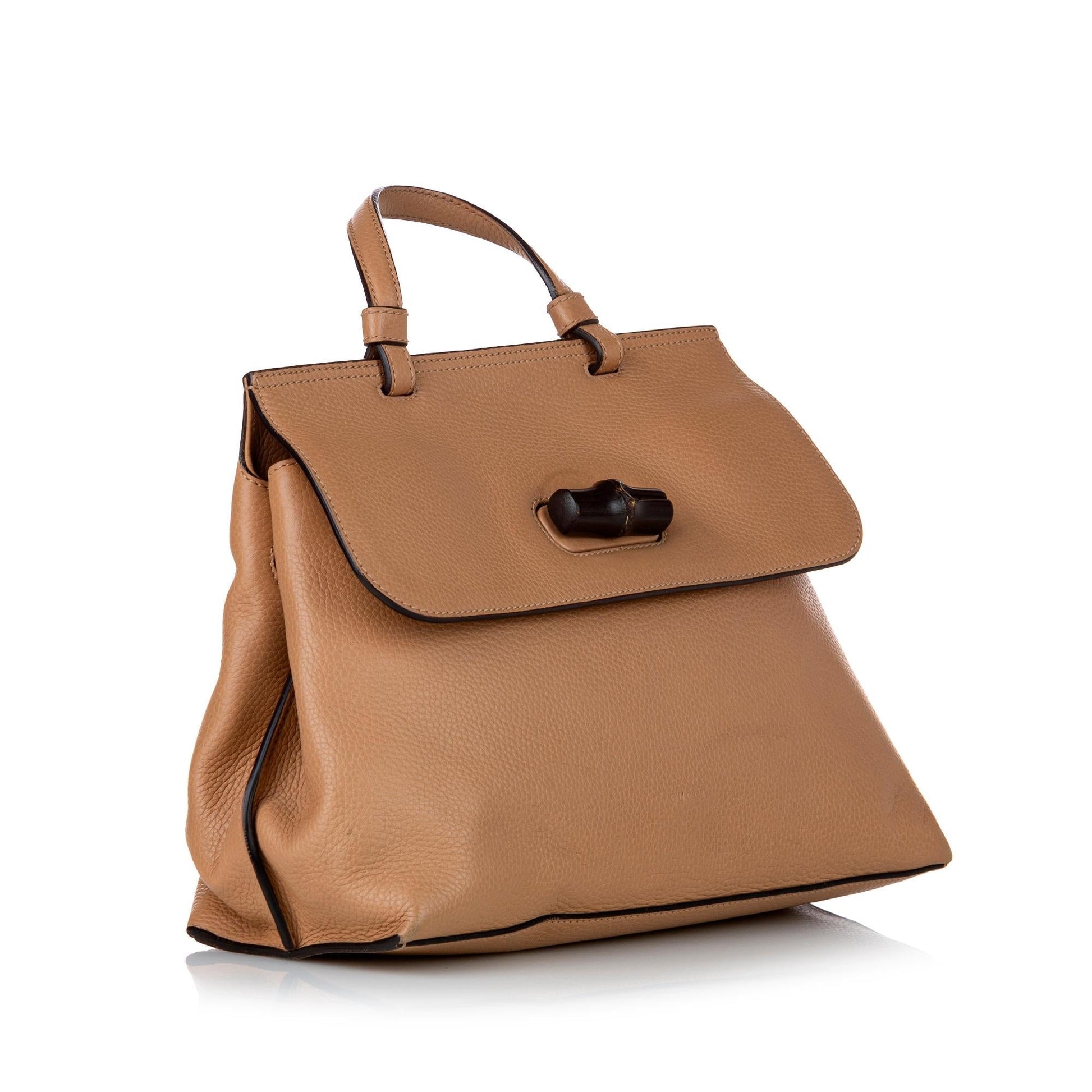 Gucci Bamboo Leather Satchel Style 2