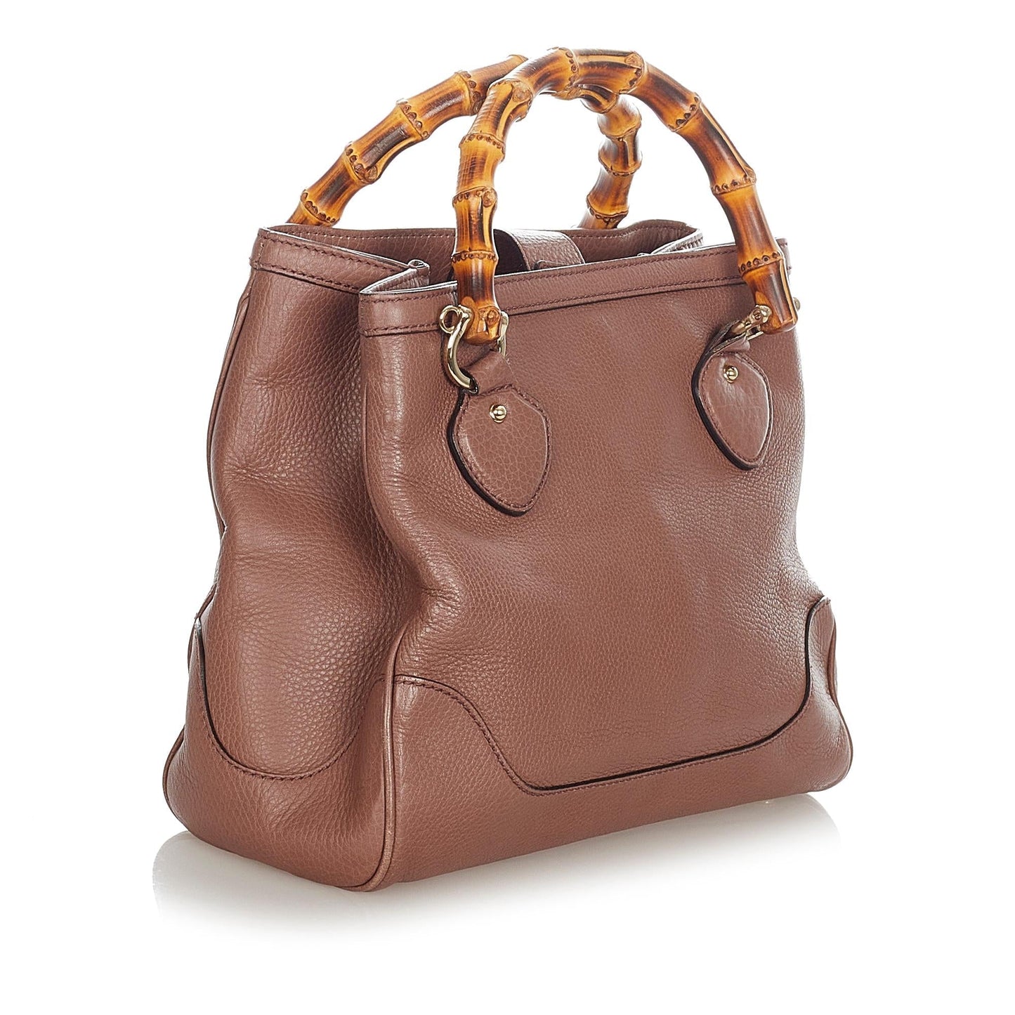 Gucci Bamboo Diana Leather Handbag (SHG-31981)