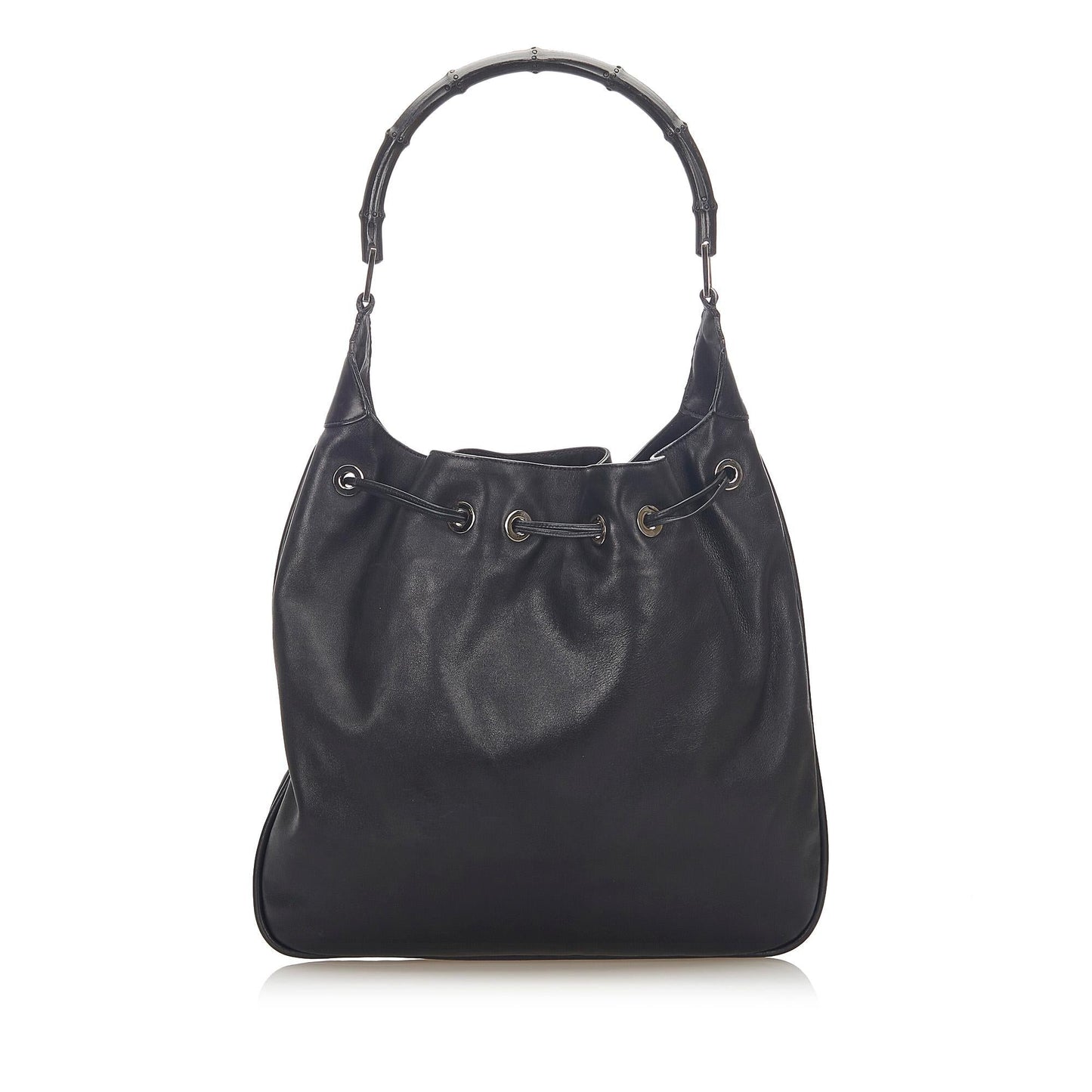 Gucci Bamboo Leather Shoulder Bag Style 14
