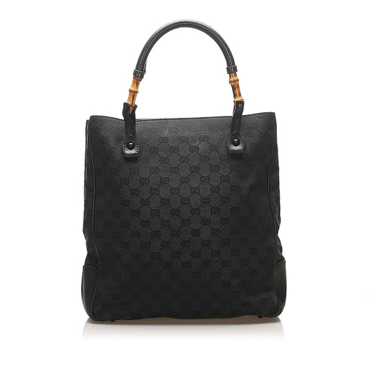 Gucci Bamboo Canvas Tote Style 8