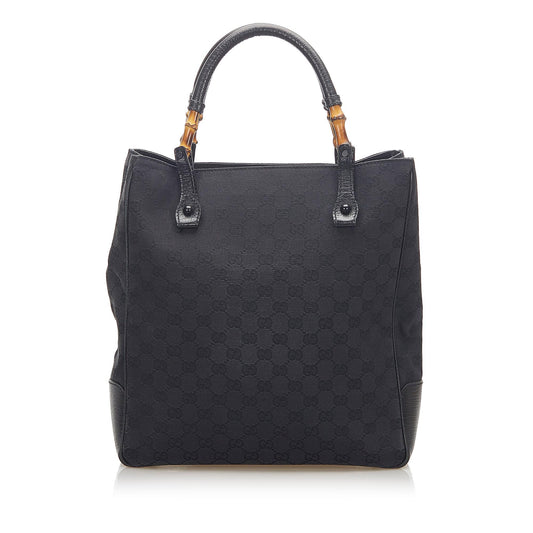 Gucci Bamboo Canvas Tote Style 5