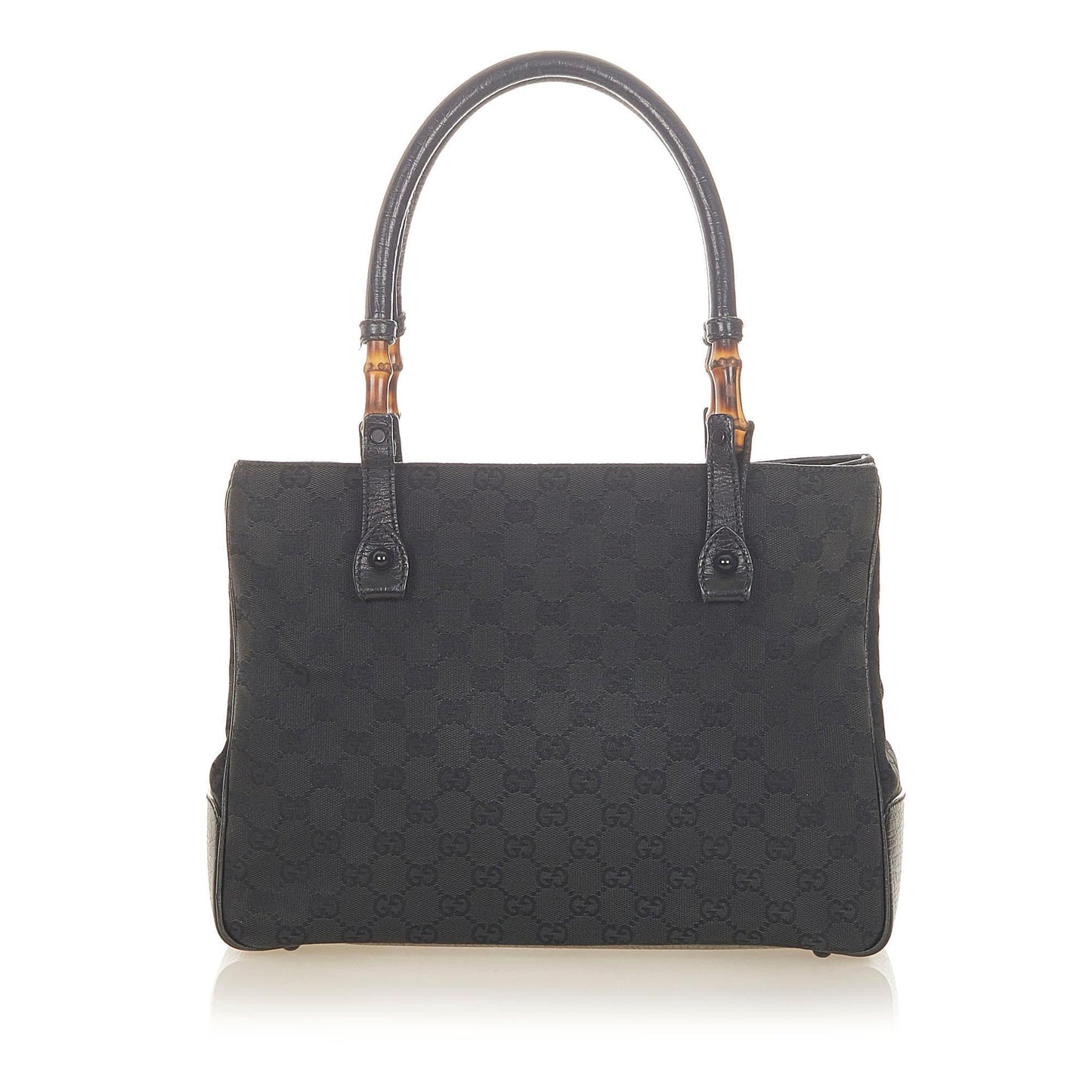 Gucci Bamboo Canvas Tote Style 2