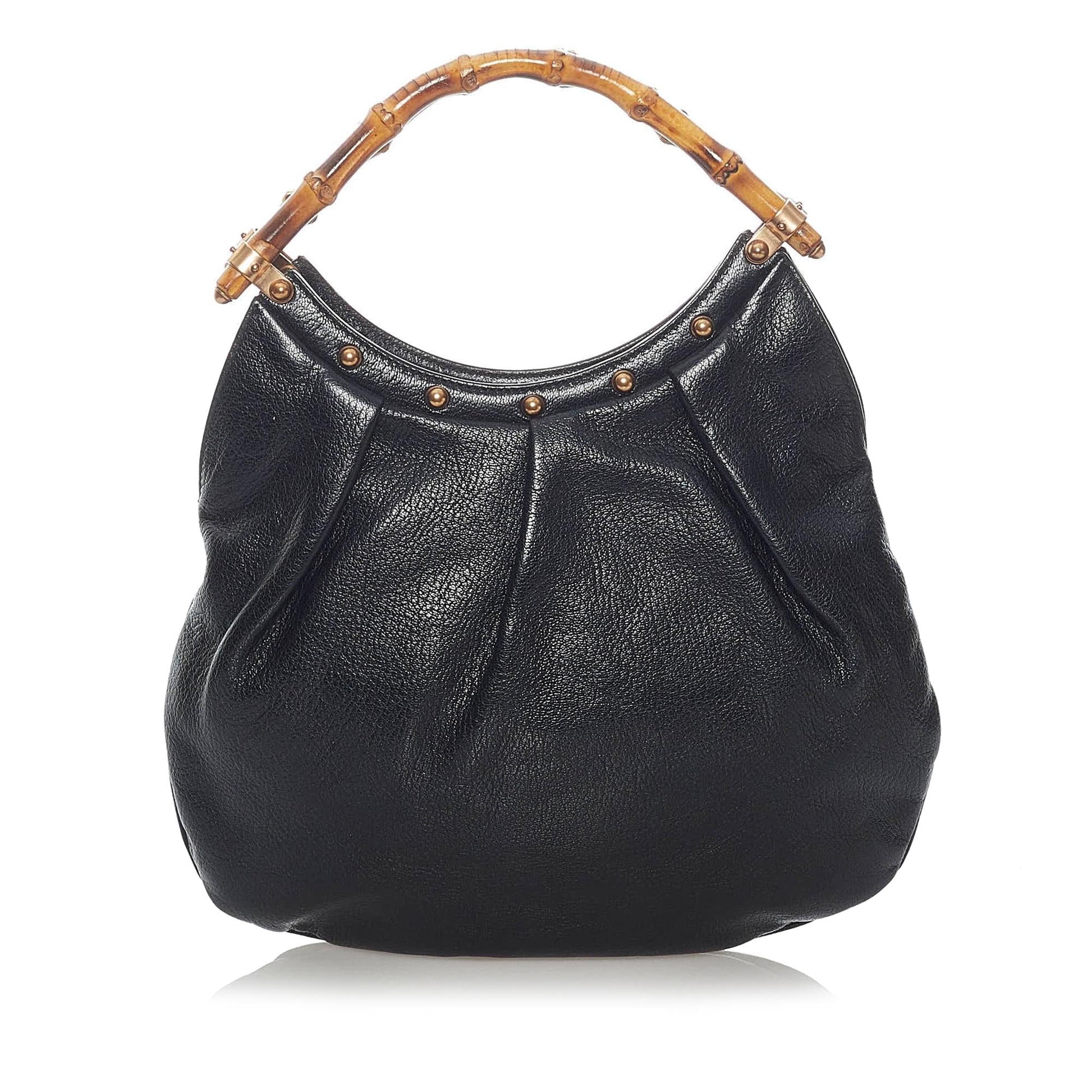 Gucci Bamboo Leather Handbag (SHG-30500)
