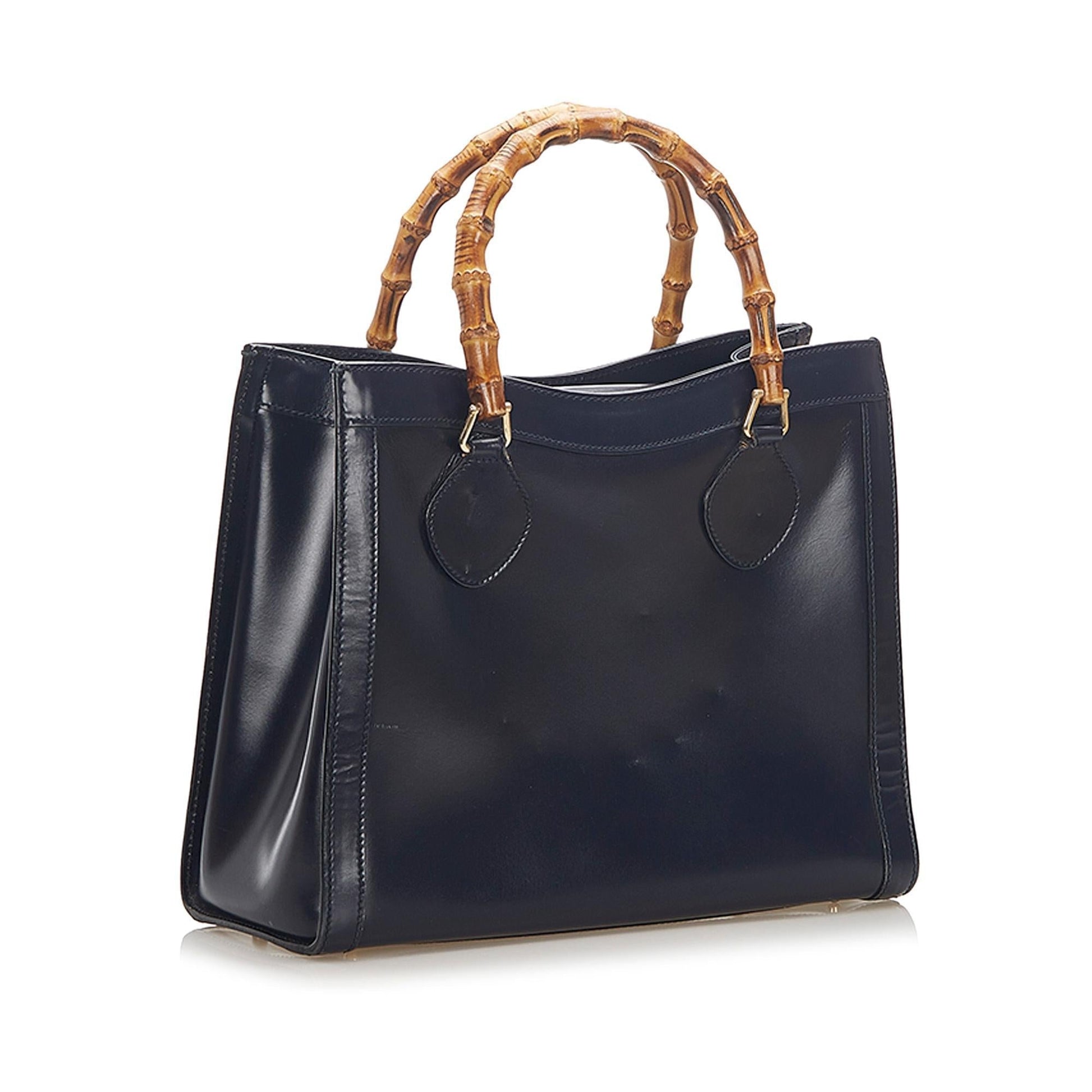 Gucci Bamboo Leather Tote Style 2
