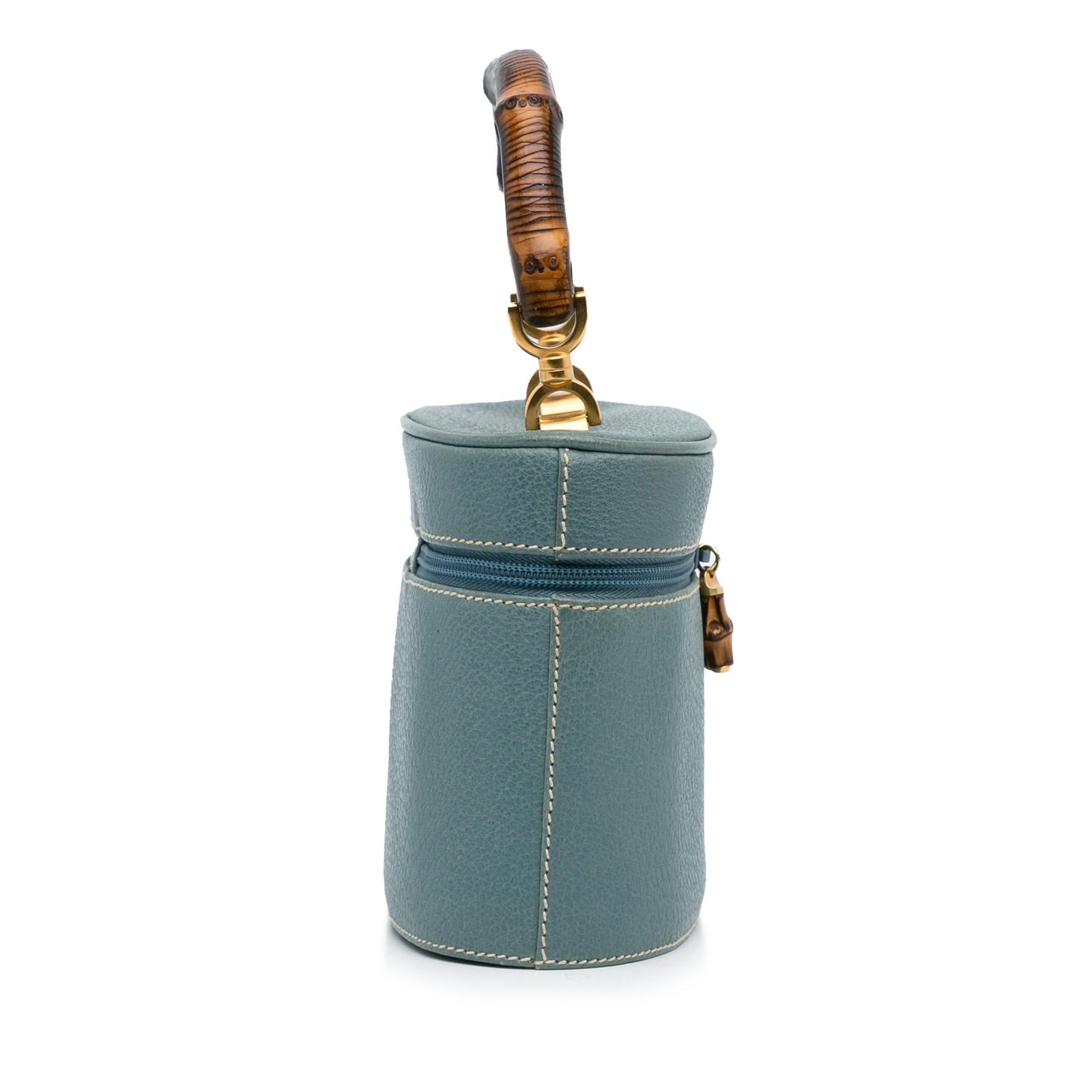 Gucci Bamboo Leather Vanity Bag (SHG-2XKgsO)