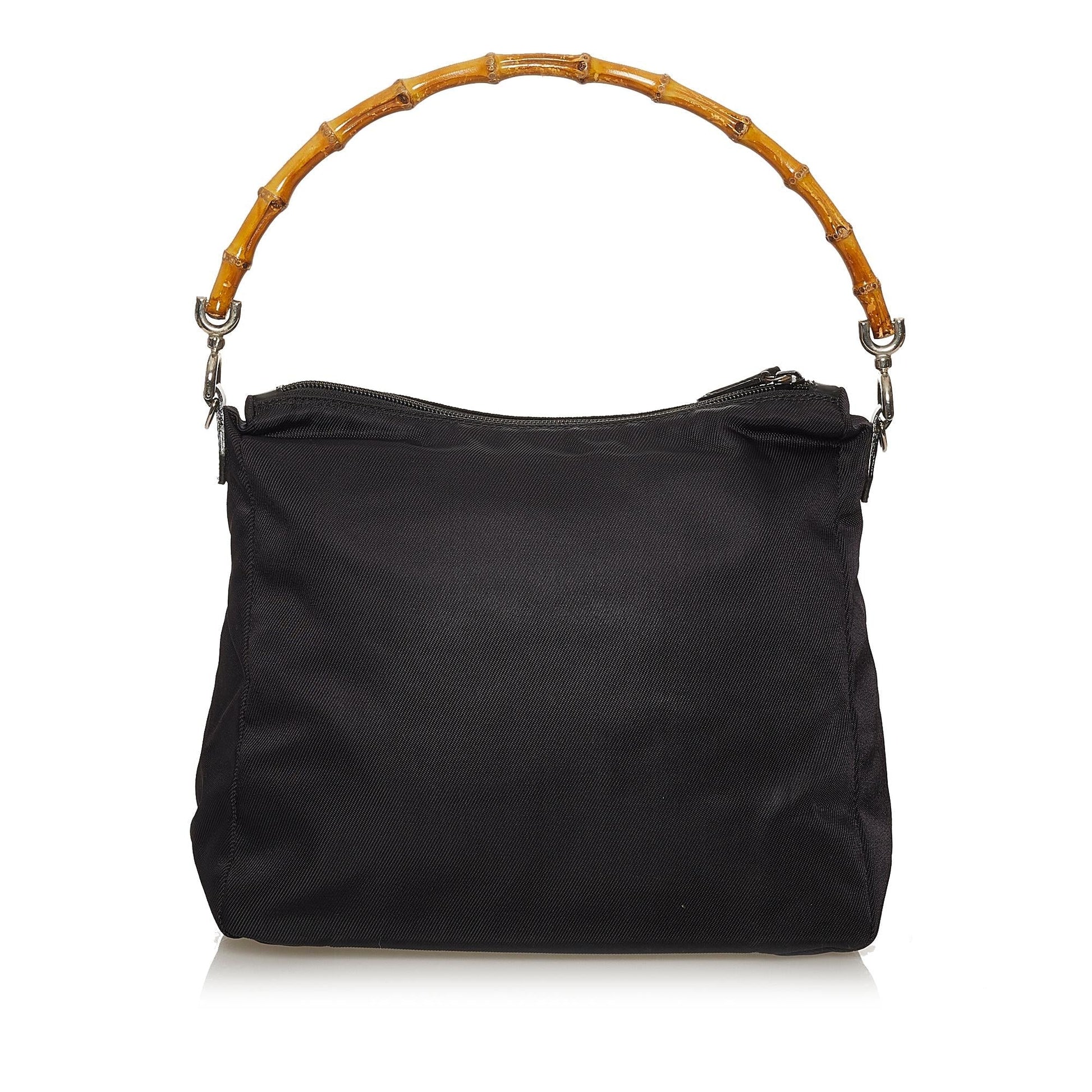 Gucci Bamboo Nylon Handbag