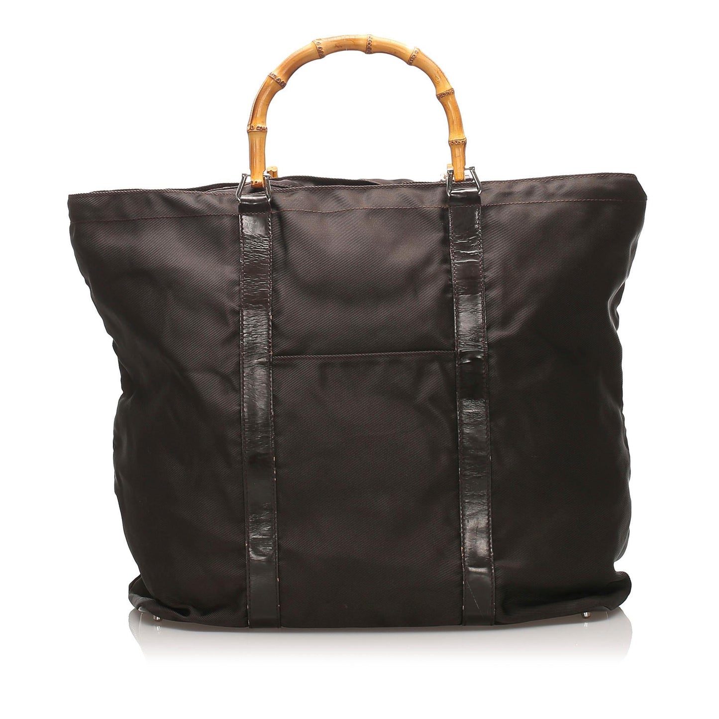Gucci Bamboo Nylon Tote Style 2