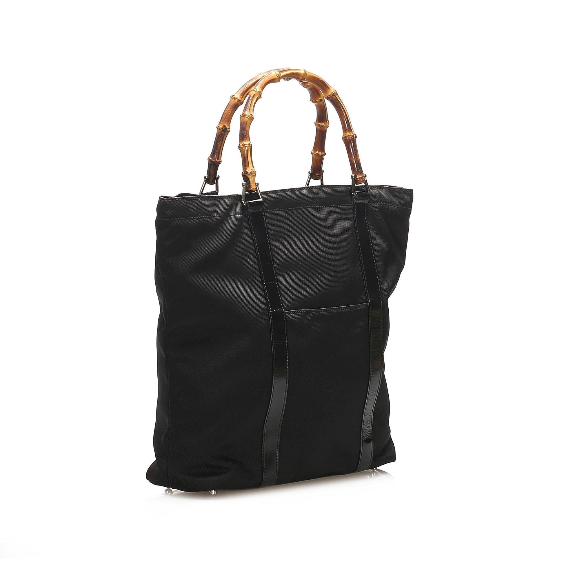 Gucci Bamboo Nylon Tote Style 1