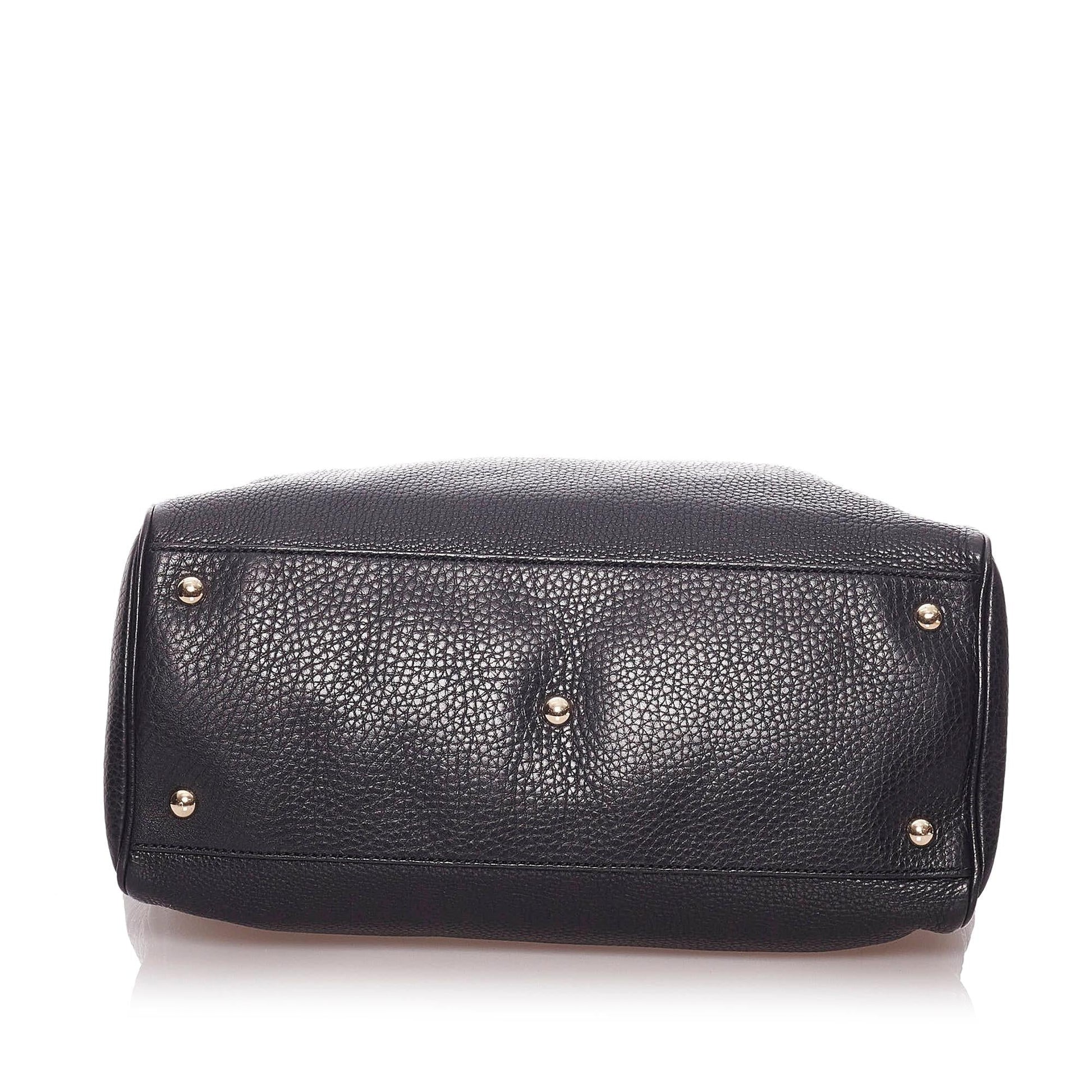 Gucci Bamboo Leather Tote Style 17