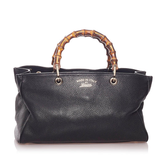 Gucci Bamboo Leather Tote Style 17