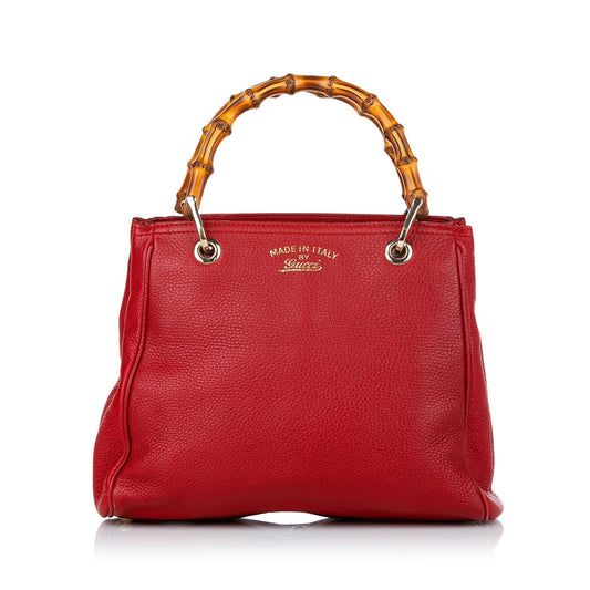 Gucci Bamboo Leather Tote Style 19