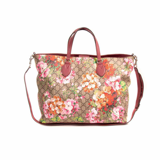 Gucci Leather Canvas Tote Style 33