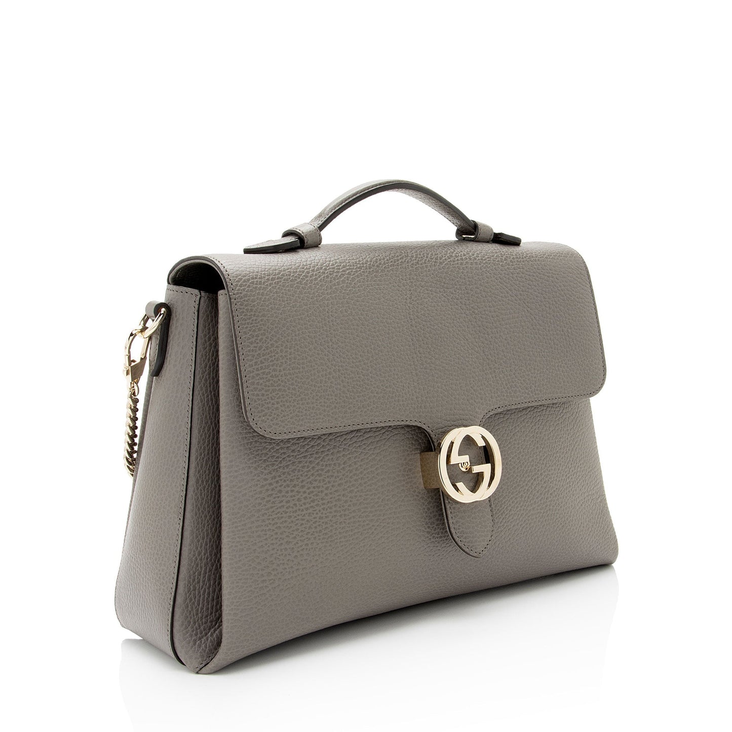 Gucci Canvas Top Handle Shoulder Bag