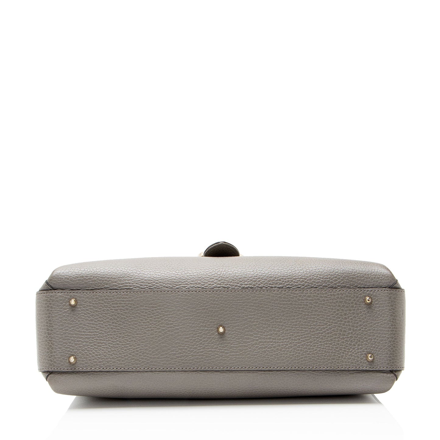 Gucci Calfskin Interlocking G Top Handle Medium Shoulder Bag