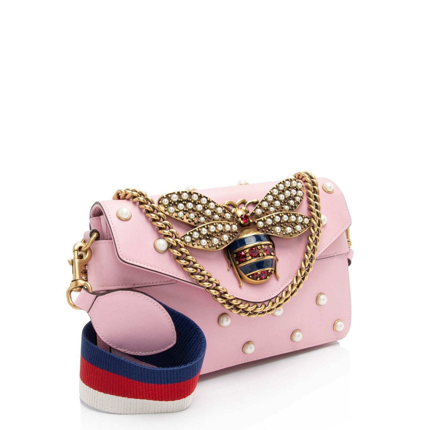 Gucci Nylon Leather Mini Crossbody