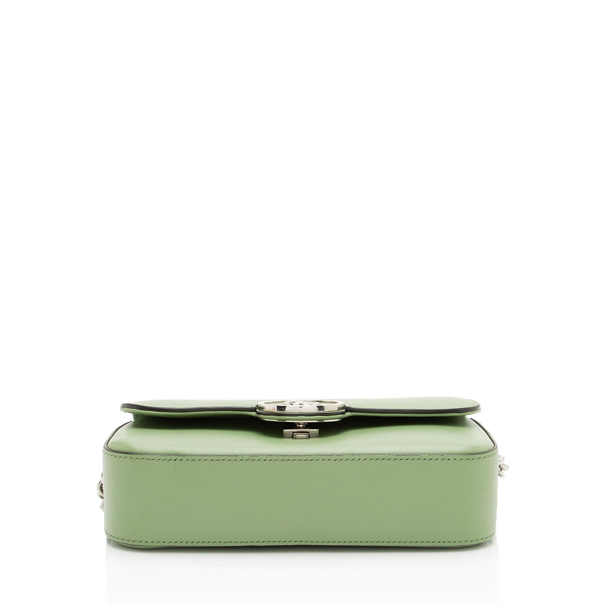 Gucci Calfskin Petite GG Mini Shoulder Bag