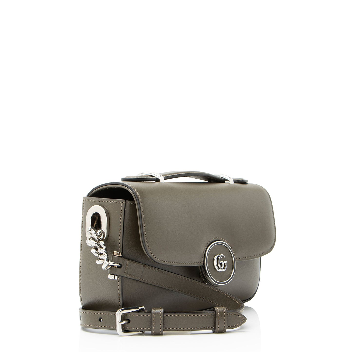 Gucci Calfskin Petite GG Mini Shoulder Bag